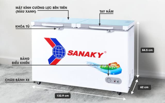 So sánh giá Tủ đông Sanaky 305 lít VH-4099A2KD rẻ nhất? - Ảnh 2