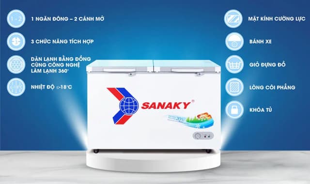 So sánh giá Tủ đông Sanaky 305 lít VH-4099A2KD rẻ nhất? - Ảnh 15