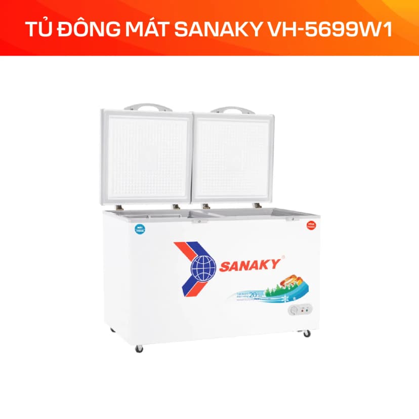 So sánh giá Tủ đông Sanaky 365 lít VH-5699W1 - Tìm sản phẩm giá rẻ nhất - Ảnh 7