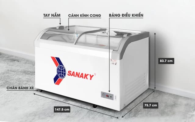 So sánh giá Tủ đông Sanaky 500 lít VH-888KA rẻ nhất? - Ảnh 2