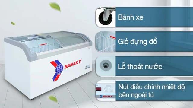 So sánh giá Tủ đông Sanaky 500 lít VH-888KA rẻ nhất? - Ảnh 7