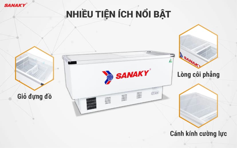 So sánh giá Tủ đông Sanaky 516 lít VH-999K - Tìm sản phẩm giá rẻ nhất - Ảnh 4