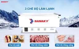 So sánh giá Tủ đông Sanaky 516 lít VH-999K - Tìm sản phẩm giá rẻ nhất - Ảnh 7