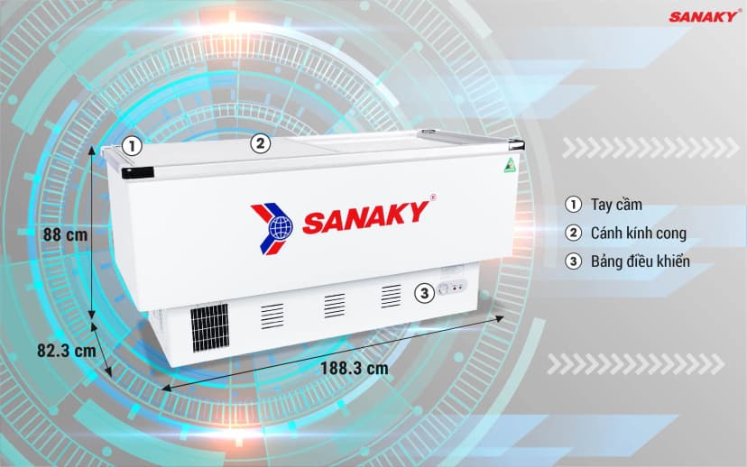 So sánh giá Tủ đông Sanaky 516 lít VH-999K - Tìm sản phẩm giá rẻ nhất - Ảnh 9