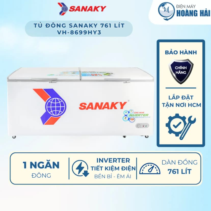 So sánh giá Tủ đông Sanaky 761 lít VH-8699HY - Tìm sản phẩm giá rẻ nhất - Ảnh 14