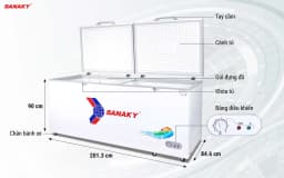So sánh giá Tủ đông Sanaky 761 lít VH-8699HY - Tìm sản phẩm giá rẻ nhất - Ảnh 16