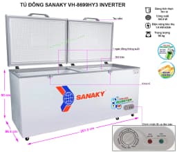 So sánh giá Tủ đông Sanaky 761 lít VH-8699HY - Tìm sản phẩm giá rẻ nhất - Ảnh 18