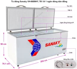 So sánh giá Tủ đông Sanaky 761 lít VH-8699HY - Tìm sản phẩm giá rẻ nhất - Ảnh 7