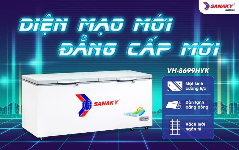 So sánh giá Tủ đông Sanaky 761 lít VH-8699HYK - Tìm sản phẩm giá rẻ nhất - Ảnh 6