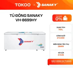 So sánh giá Tủ đông Sanaky 761 lít VH-8699HYK - Tìm sản phẩm giá rẻ nhất - Ảnh 8