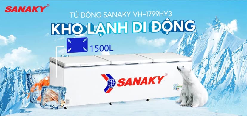 So sánh giá Tủ đông Sanaky Inverter 1500 lít VH-1799HY3 - Tìm sản phẩm giá rẻ nhất - Ảnh 11