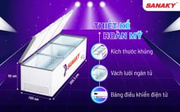 So sánh giá Tủ đông Sanaky Inverter 1500 lít VH-1799HY3 - Tìm sản phẩm giá rẻ nhất - Ảnh 6