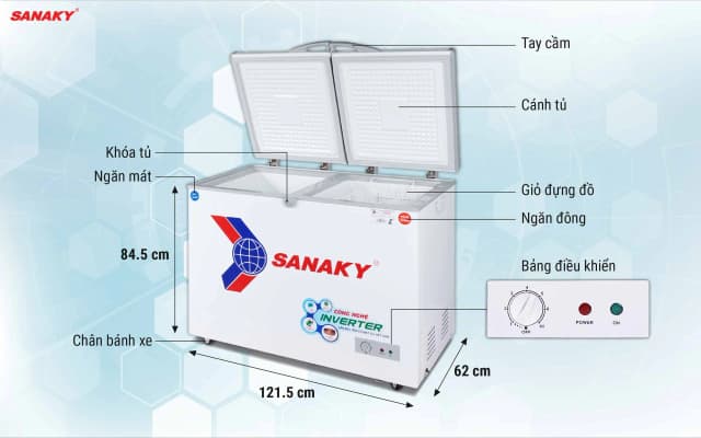 Top 1 so sánh giá Tủ đông Sanaky Inverter 260 lít VH-3699W3 - Tìm sản phẩm giá rẻ nhất - Ảnh 12
