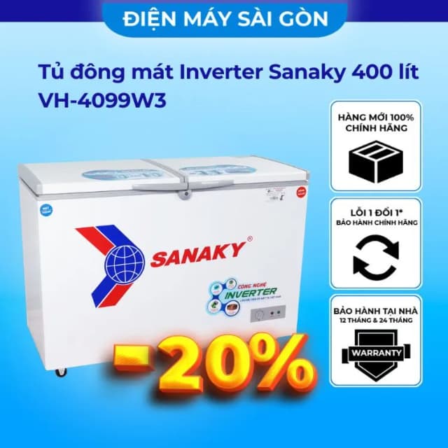 Top 1 so sánh giá Tủ đông Sanaky Inverter 280 lít VH-4099W1 - Tìm sản phẩm giá rẻ nhất - Ảnh 17