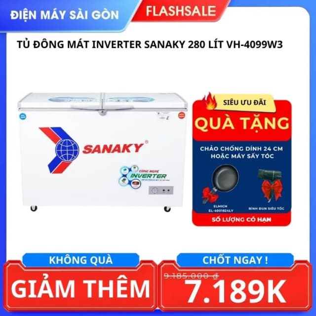Top 1 so sánh giá Tủ đông Sanaky Inverter 280 lít VH-4099W1 - Tìm sản phẩm giá rẻ nhất - Ảnh 19