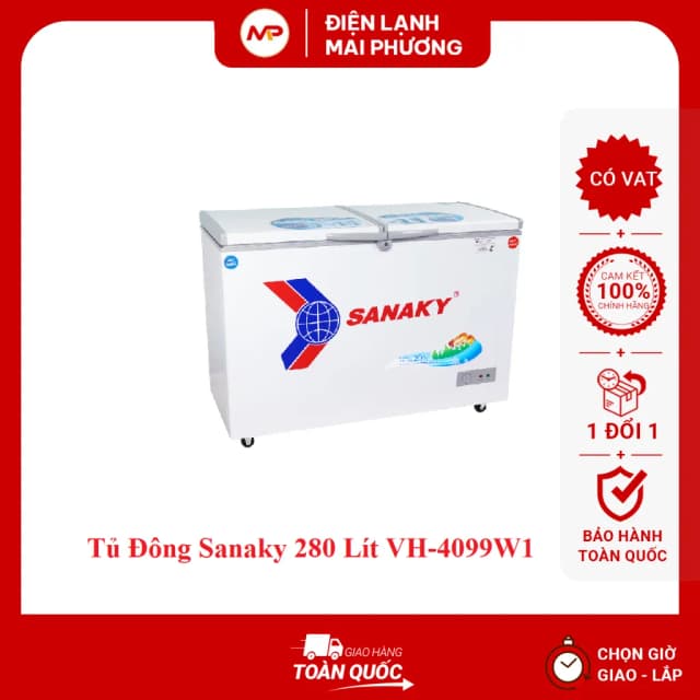Top 1 so sánh giá Tủ đông Sanaky Inverter 280 lít VH-4099W1 - Tìm sản phẩm giá rẻ nhất - Ảnh 3