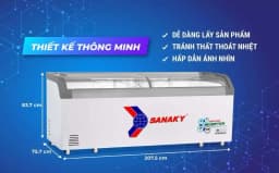 So sánh giá Tủ đông Sanaky Inverter 750 lít VH-1099K3A - Tìm sản phẩm giá rẻ nhất - Ảnh 5