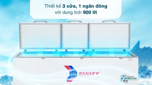 So sánh giá Tủ đông Sanaky Inverter 900 lít VH-1199HY3 rẻ nhất? - Ảnh 9