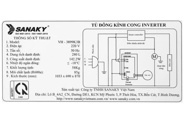 So sánh giá Tủ Đông Sanaky Inverter 280 lít VH-3899K3B rẻ nhất? - Ảnh 5