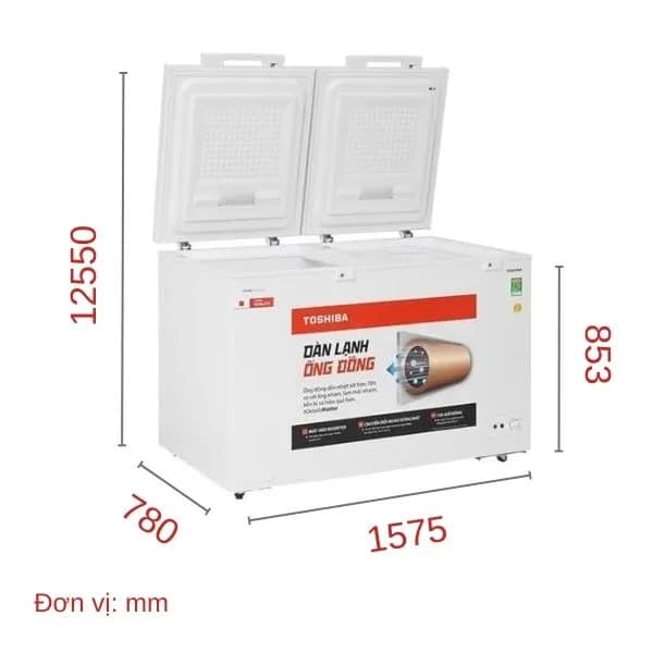 So sánh giá Tủ đông Toshiba Inverter 362 lít GR-RC470CM-PMV(01) rẻ nhất? - Ảnh 15