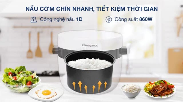 So sánh giá Nồi cơm điện tử Kangaroo 1.8 lít KG18DR9 rẻ nhất? - Ảnh 2