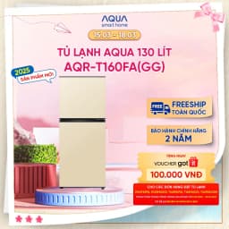 Tủ lạnh Aqua 130 lít AQR-T160FA(GG) - Giá rẻ nhất hôm nay - Ảnh 1