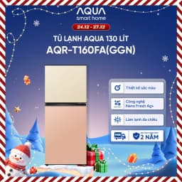 Tủ lạnh Aqua 130 lít AQR-T160FA(GGN) - Giá rẻ nhất hôm nay - Ảnh 1