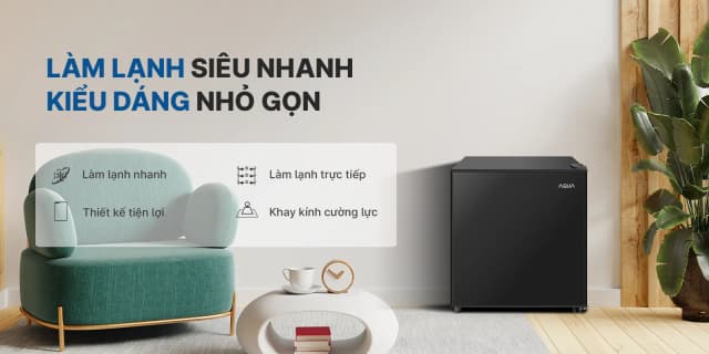 So sánh giá Tủ lạnh Aqua 50 lít AQR-D60FA(BS) rẻ nhất? - Ảnh 9