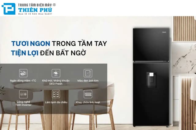 So sánh giá Tủ lạnh Aqua Inverter 236 lít AQR-T265FA(WFB) rẻ nhất? - Ảnh 19