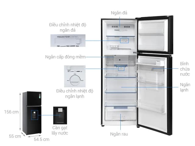 So sánh giá Tủ lạnh Aqua Inverter 236 lít AQR-T265FA(WFB) rẻ nhất? - Ảnh 6