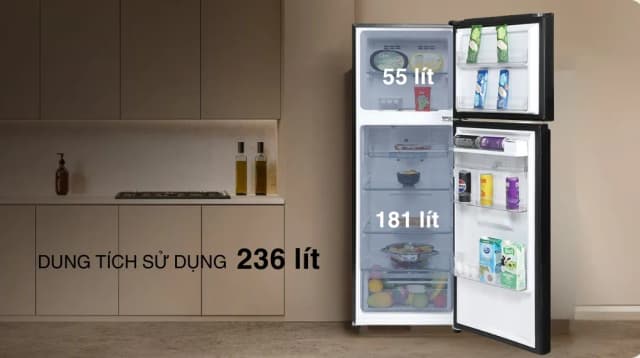 So sánh giá Tủ lạnh Aqua Inverter 236 lít AQR-T265FA(WFB) rẻ nhất? - Ảnh 10