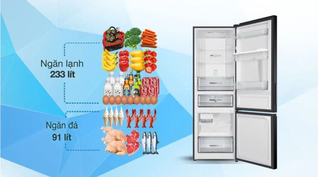 So sánh giá Tủ lạnh Aqua Inverter 324 lít AQR-B390MA(WSL) rẻ nhất? - Ảnh 4
