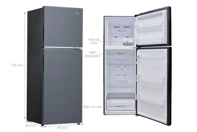 So sánh giá Tủ lạnh Aqua Inverter 328 lít AQR-T380FA(SL) rẻ nhất? - Ảnh 5
