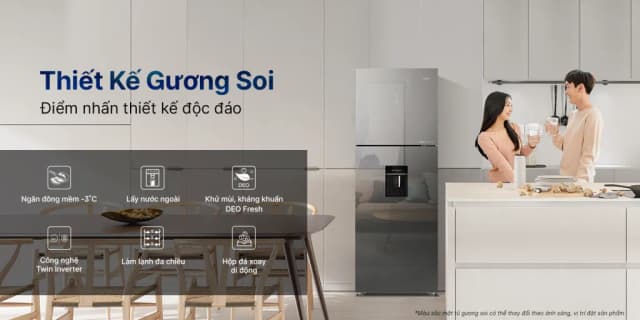 So sánh giá Tủ lạnh Aqua Inverter 347 lít AQR-T390FA(WGM) rẻ nhất? - Ảnh 5
