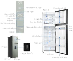 Tủ lạnh Aqua Inverter 347 lít AQR-T390FA(WGM) - Giá rẻ nhất hôm nay - Ảnh 6
