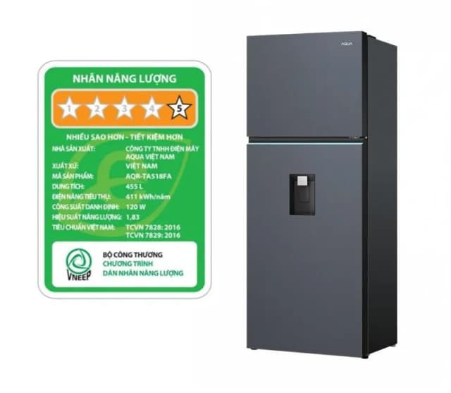 So sánh giá Tủ lạnh Aqua Inverter 455 lít AQR-TA518FA(WSL) rẻ nhất? - Ảnh 6