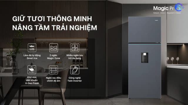 So sánh giá Tủ lạnh Aqua Inverter 455 lít AQR-TA518FA(WSL) rẻ nhất? - Ảnh 9