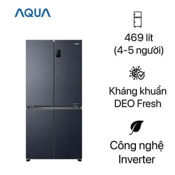 So sánh giá Tủ lạnh Aqua Inverter 469 lít Multi Door AQR-M532XA(CBC) rẻ nhất? - Ảnh 16