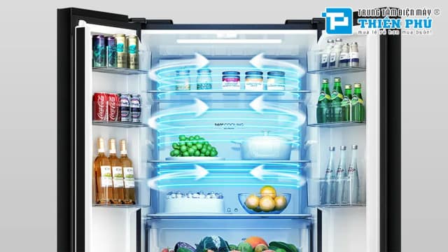 So sánh giá Tủ lạnh Aqua Inverter 469 lít Multi Door AQR-M532XA(CBC) rẻ nhất? - Ảnh 18