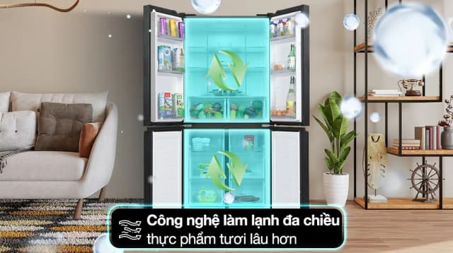 Top 1 so sánh giá Tủ lạnh AQUA Inverter 502 lít Multi Door AQR-M570XA(FS) - Tìm sản phẩm giá rẻ nhất - Ảnh 12
