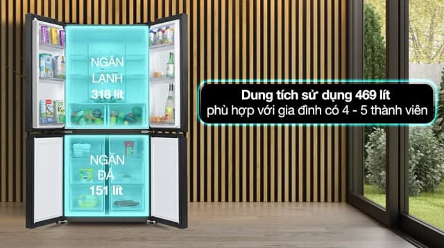 Top 1 so sánh giá Tủ lạnh AQUA Inverter 502 lít Multi Door AQR-M570XA(FS) - Tìm sản phẩm giá rẻ nhất - Ảnh 15