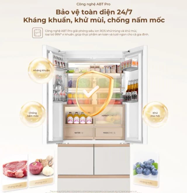 Top 1 so sánh giá Tủ lạnh AQUA Inverter 502 lít Multi Door AQR-M570XA(FS) - Tìm sản phẩm giá rẻ nhất - Ảnh 3