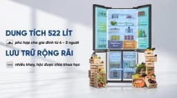 Tủ lạnh Aqua Inverter 522 lít Multi Door AQR-MA600XA(KGL)U1 - Giá rẻ nhất hôm nay - Ảnh 3