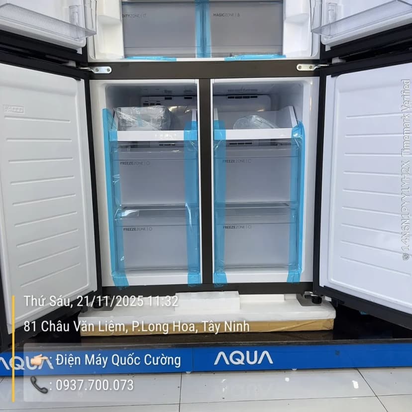 Tủ lạnh AQUA Inverter 529 lít Multi Door AQR-M600XA(WGB) - Giá rẻ nhất hôm nay - Ảnh 8