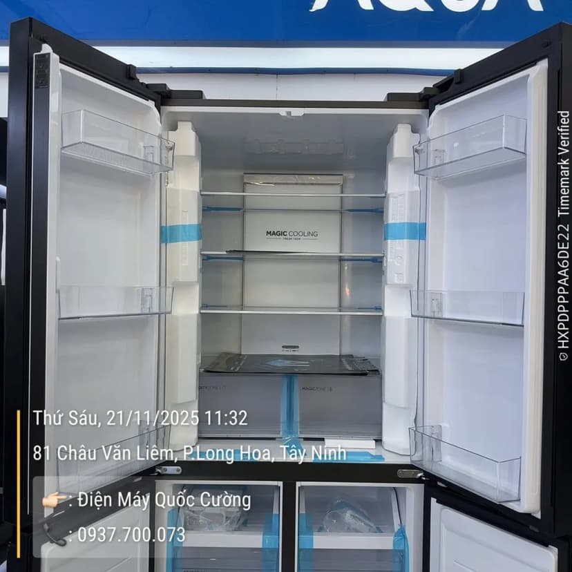 Tủ lạnh AQUA Inverter 529 lít Multi Door AQR-M600XA(WGB) - Giá rẻ nhất hôm nay - Ảnh 10