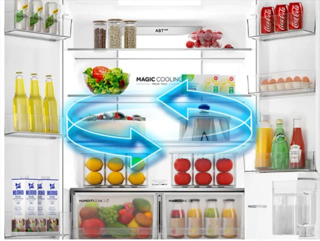 So sánh giá Tủ lạnh Aqua Inverter 529 lít Multi Door AQR-M600XA(WGC) rẻ nhất? - Ảnh 13