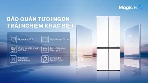 So sánh giá Tủ lạnh Aqua Inverter 529 lít Multi Door AQR-M600XA(WGC) rẻ nhất? - Ảnh 10