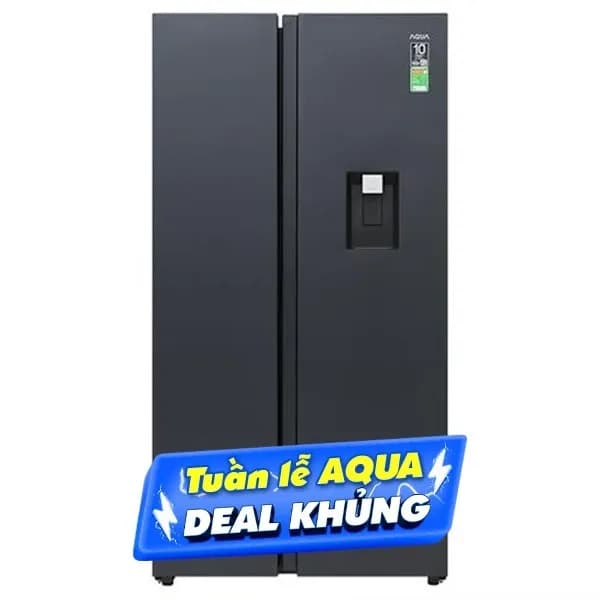 So sánh giá Tủ lạnh Aqua Inverter 569 lít Side By Side AQR-S633XA(WSL) rẻ nhất? - Ảnh 12