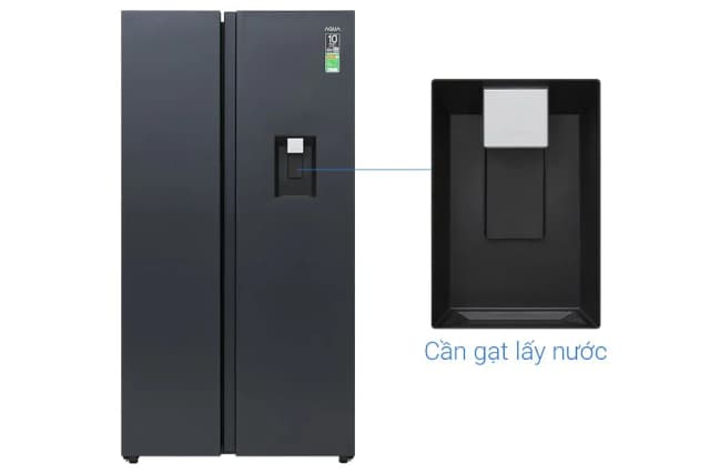 So sánh giá Tủ lạnh Aqua Inverter 569 lít Side By Side AQR-S633XA(WSL) rẻ nhất? - Ảnh 6