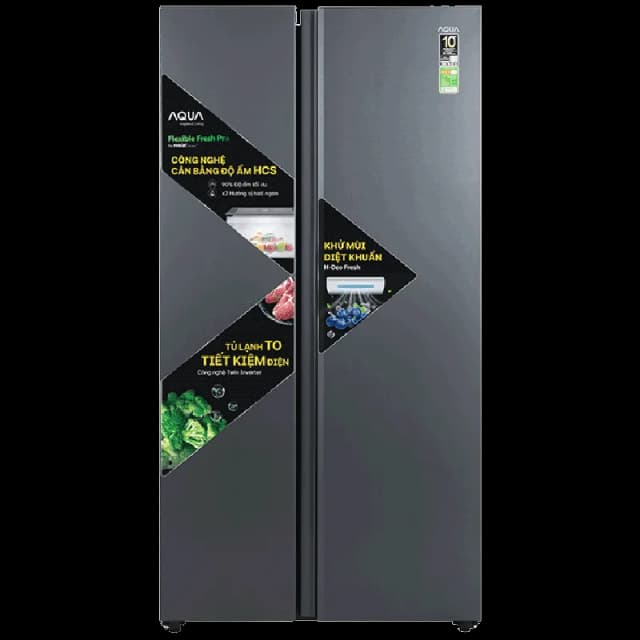 So sánh giá Tủ lạnh Aqua Inverter 646 lít Side By Side AQR-S682XA(SLB) rẻ nhất?
